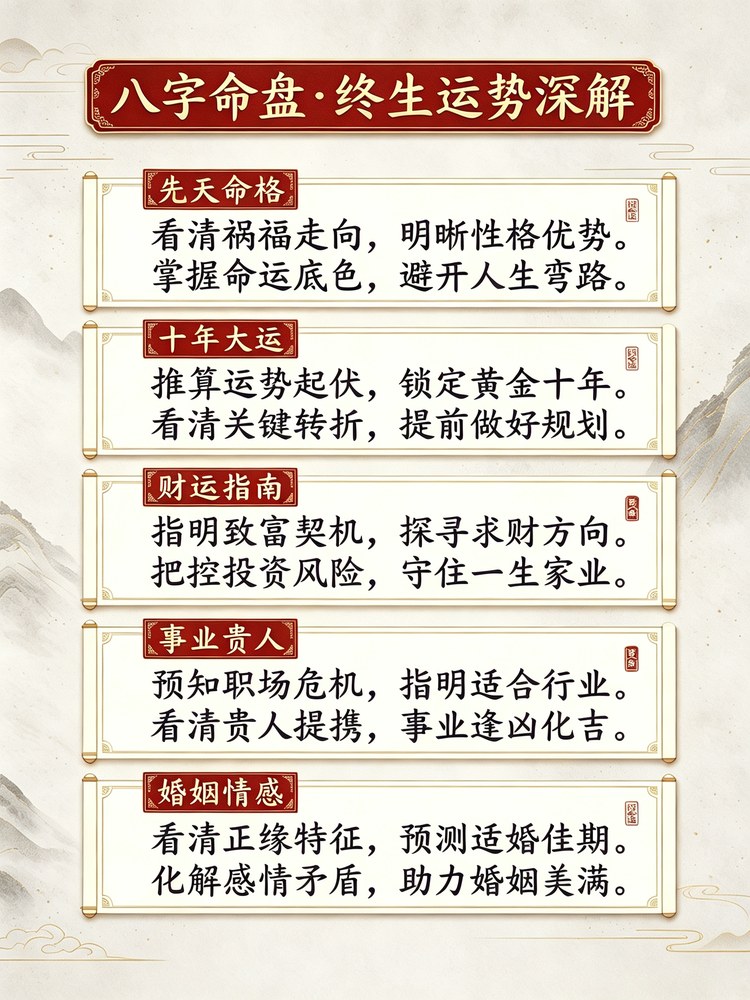 八字命盘详解